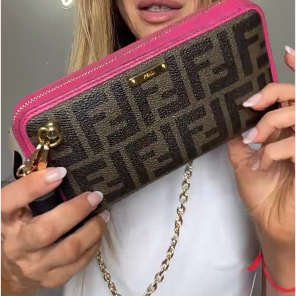 Pre love wallet custom made to a cross body. Like new